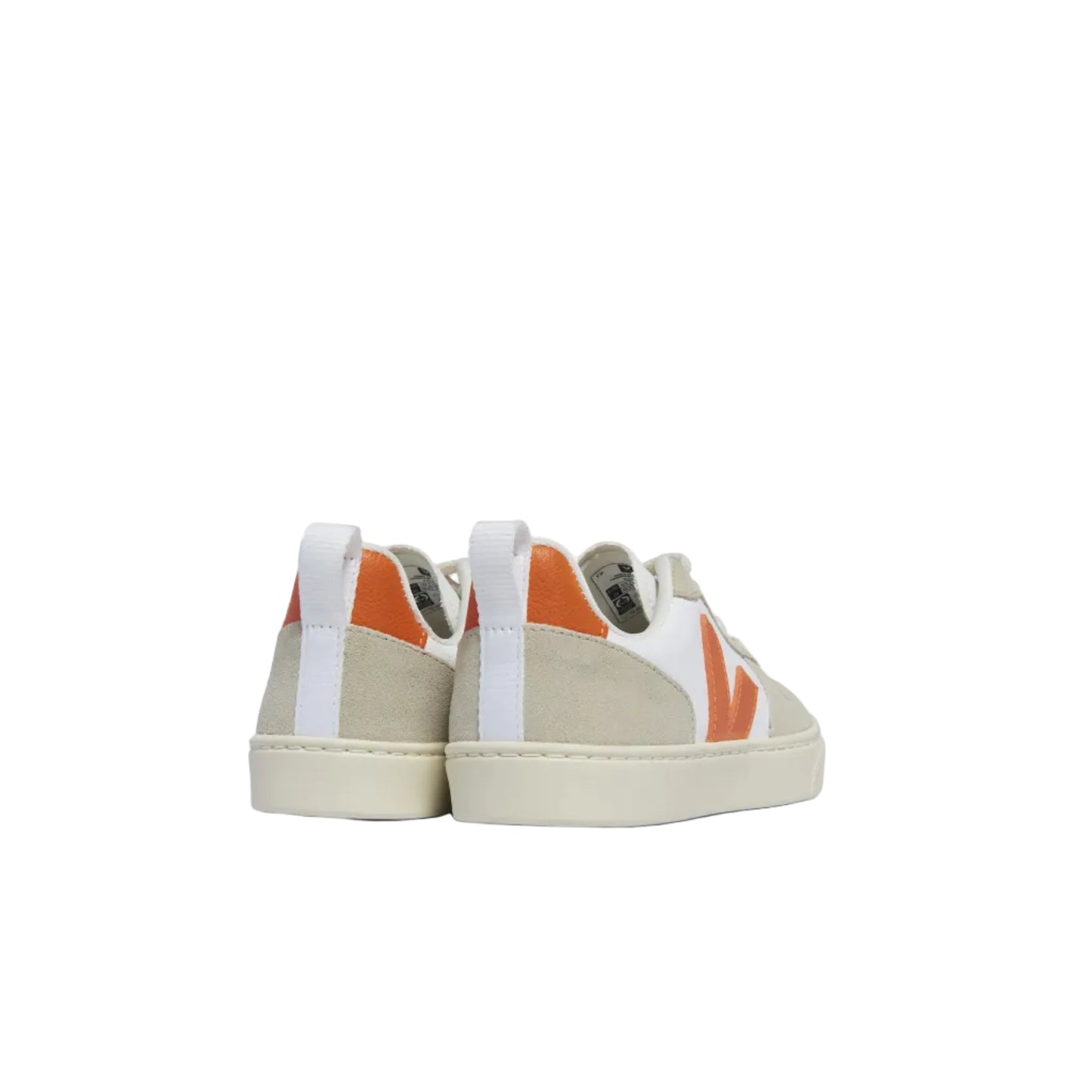 Veja V-10 Laces Extra White Fury Almond VEJA
