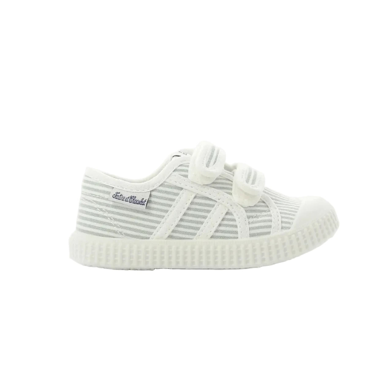 Baskets Toile Stripes Sauge Tartine & Chocolat Tartine et Chocolat