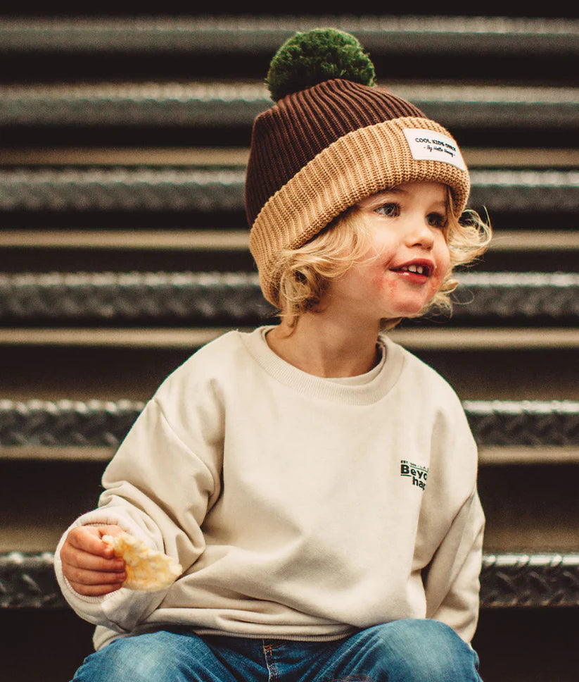 Bonnet Hello Hossy Color Block Pistachio Hello Hossy