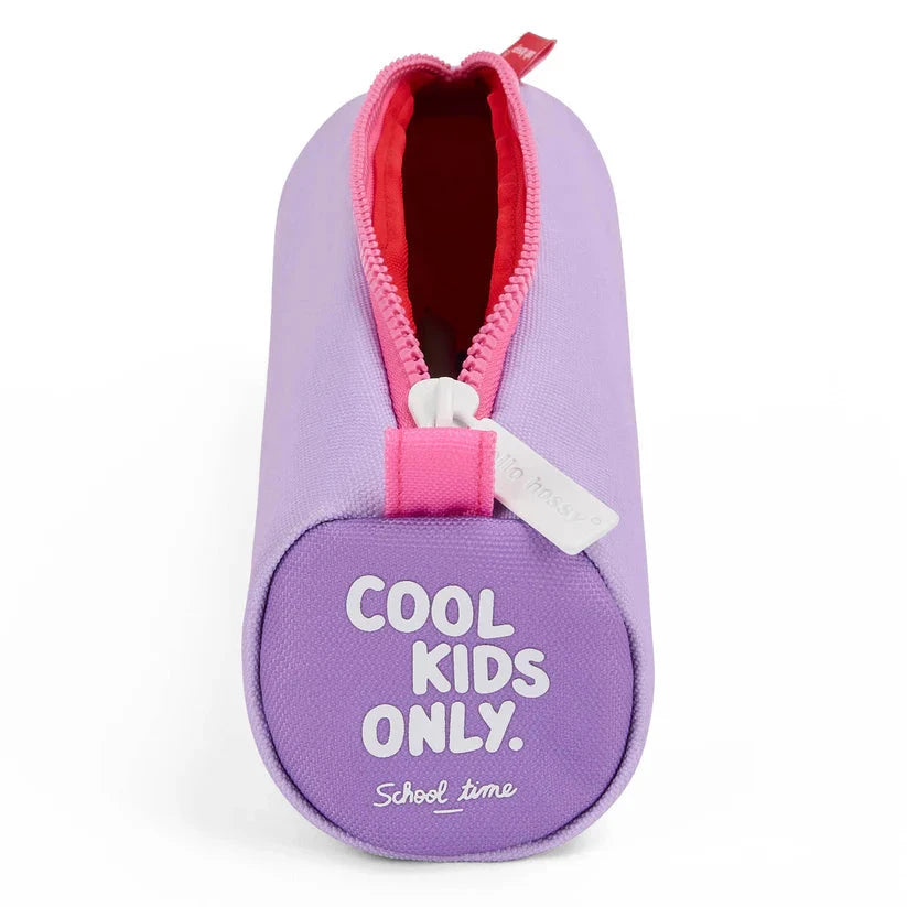 Trousse Scolaire Mauve Hello Hossy
