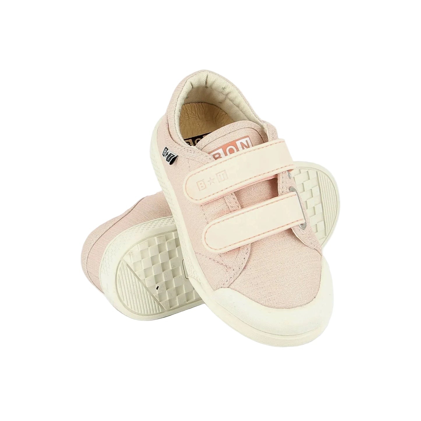 Baskets Izy Scratch Pink Glitter Bonton Bonton