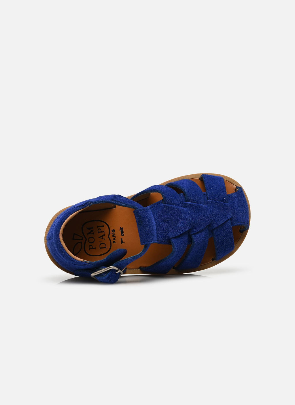Sandales Poppy Daddy Bleu Électrique Pom D’Api Pom d’Api