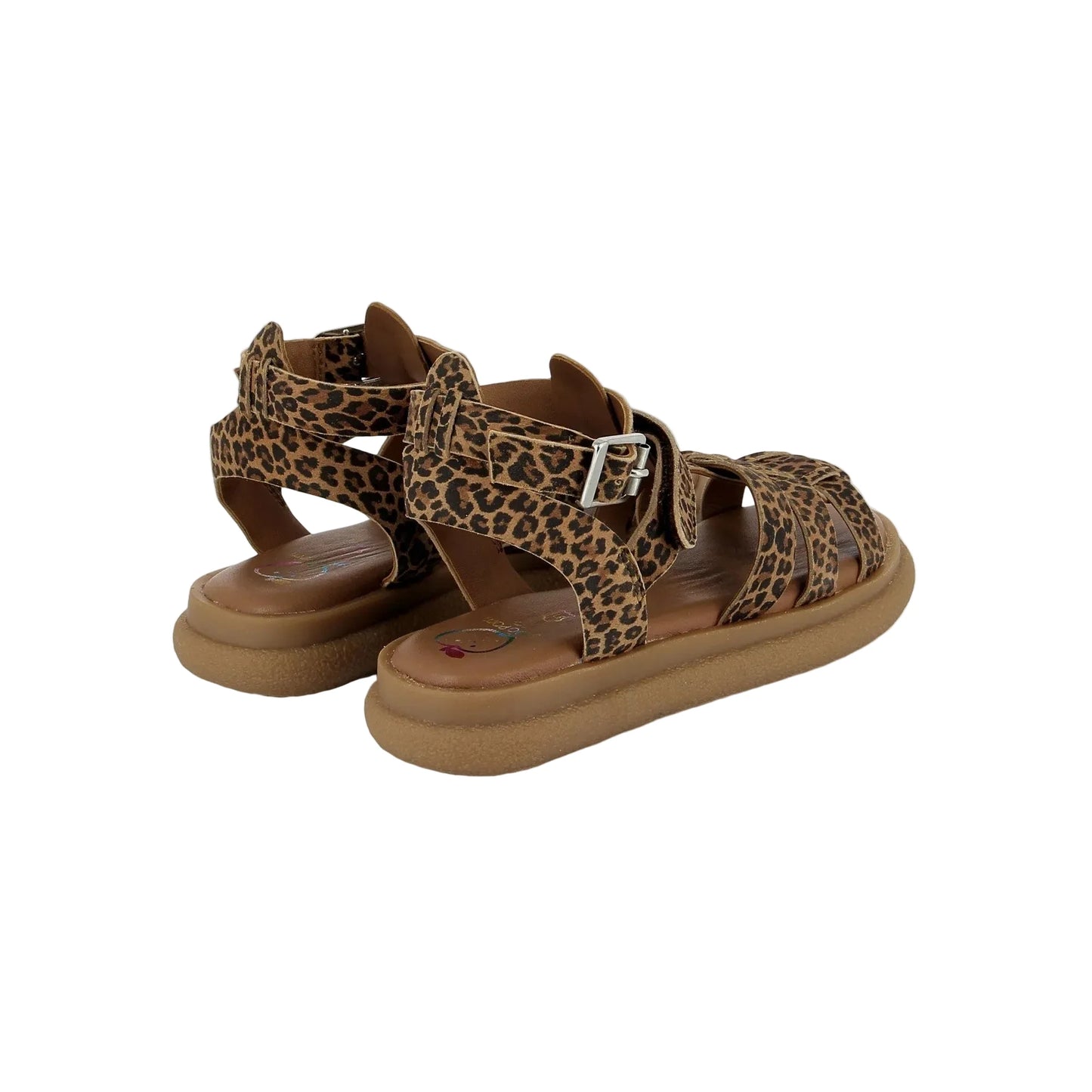 Sandales Shoopom Maximus Top Leopard Camel Shoo pom