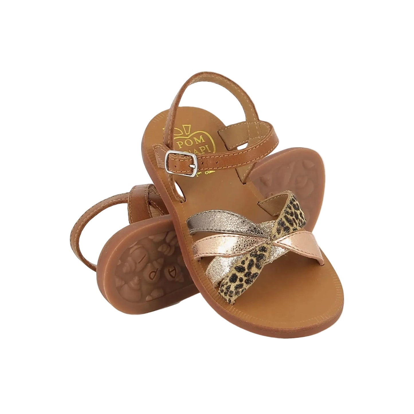 Sandales Plagette Oto Pom D’Api Cuero Cuivre Pom d’Api