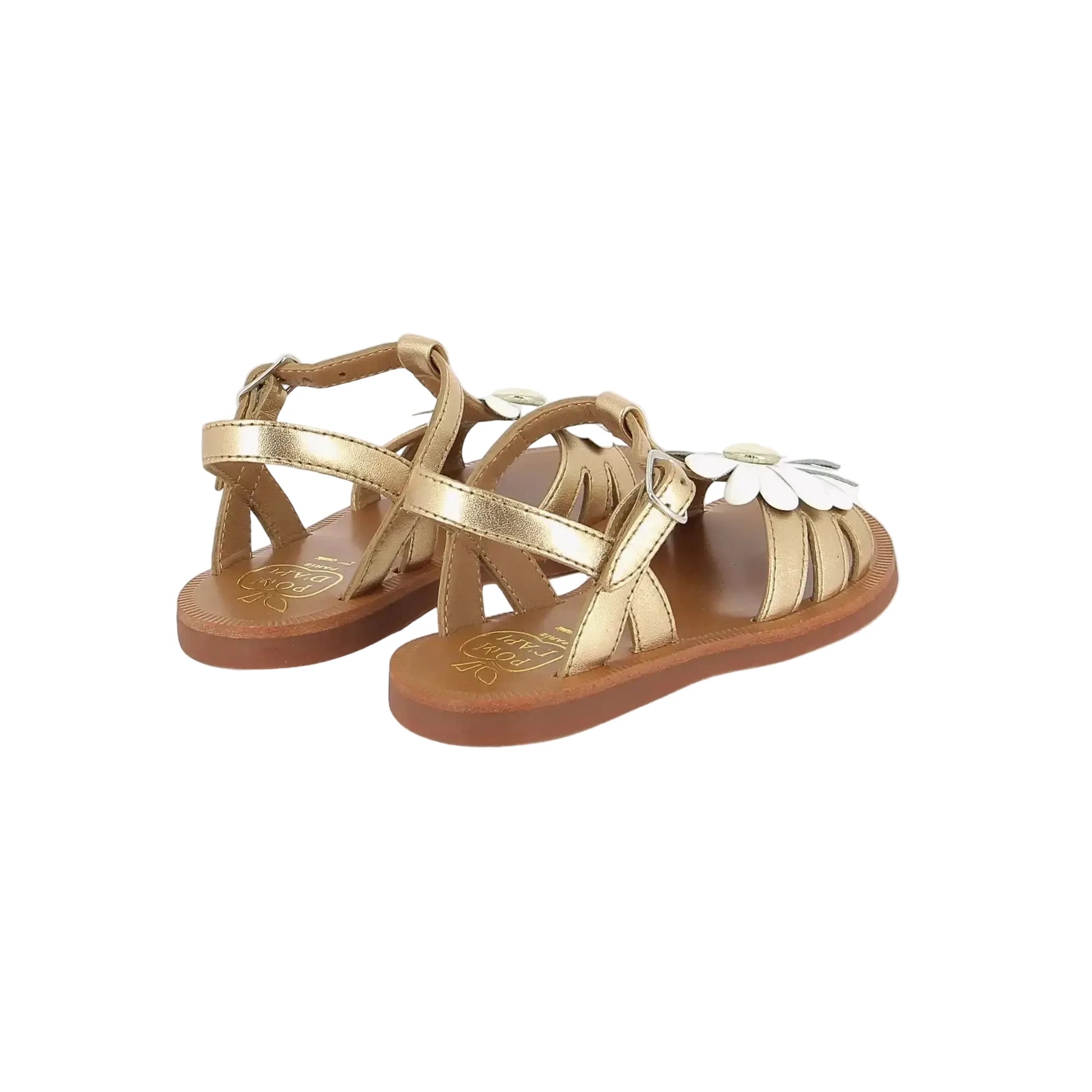 Sandales Plagette Big Flo Pom D’Api Ivory Pom d’Api