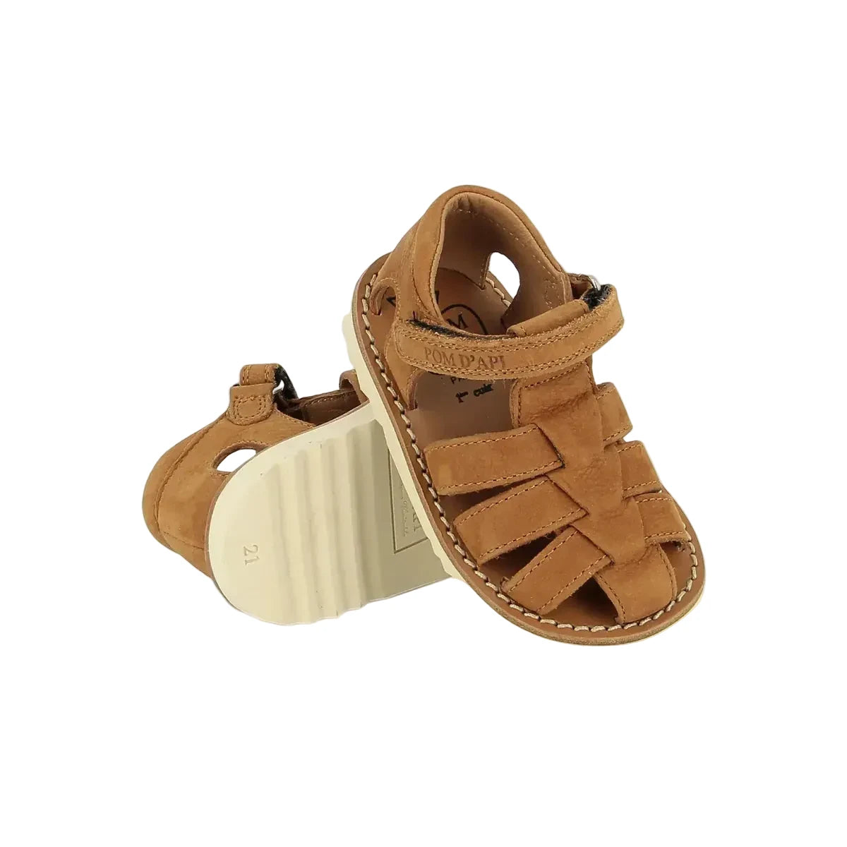 Sandales Waff Papy Camel Pom D’Api Pom d’Api