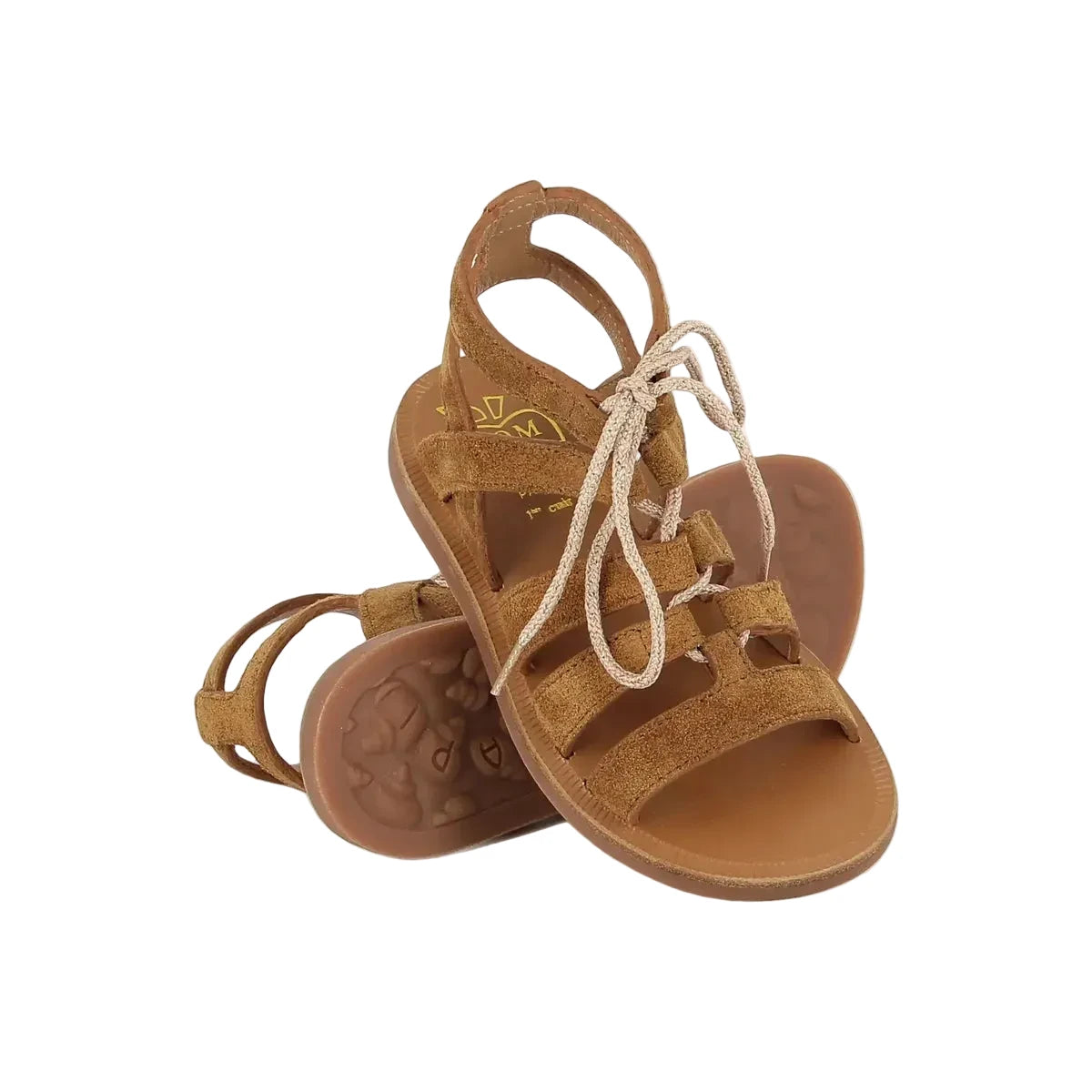 Sandales Plagette Gully Strap Pom D’Api Caramel Pom d’Api