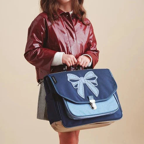 Cartable Moyen Caramel&Cie Lady Blue Caramel&Cie