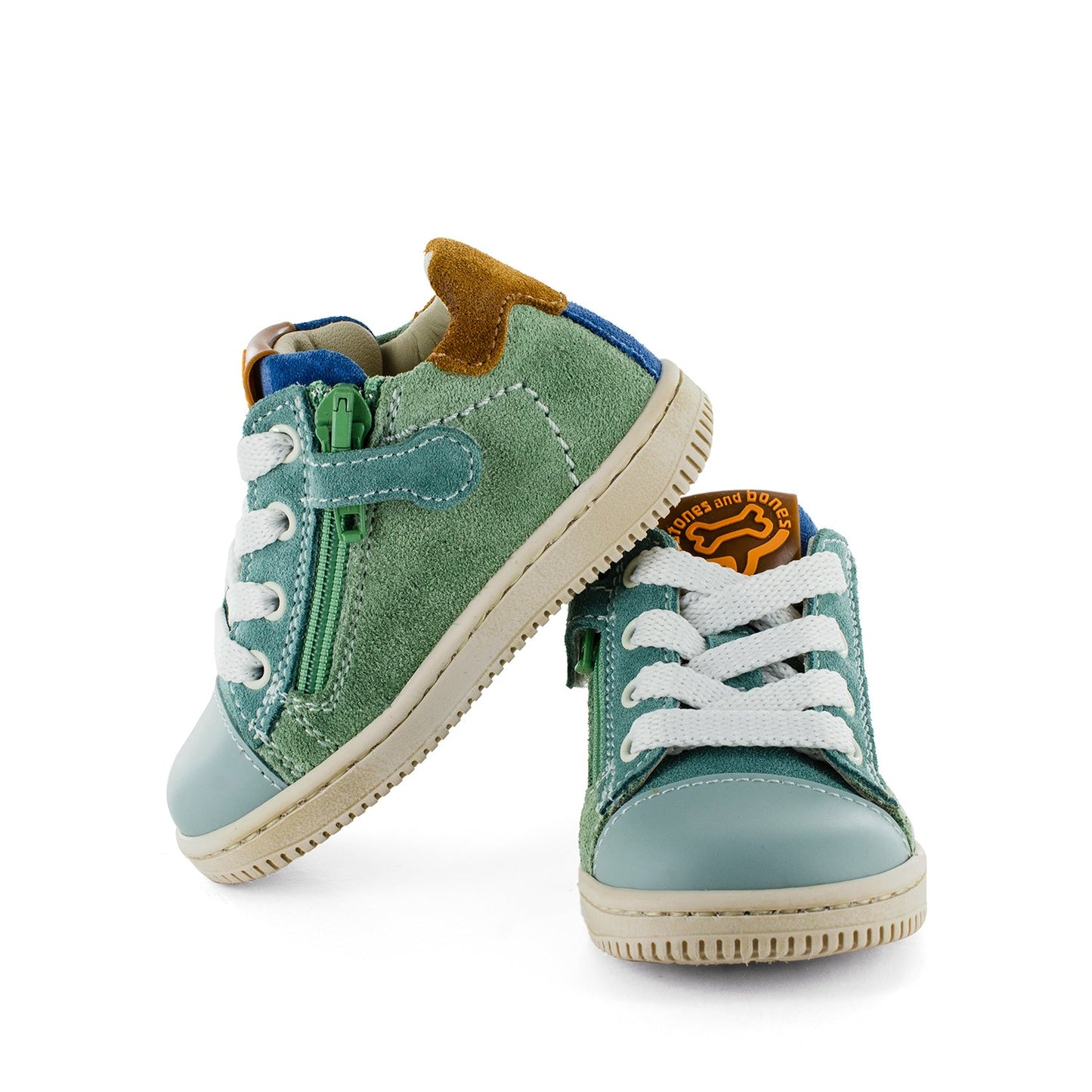 Nepo Teal White Stones and Bones