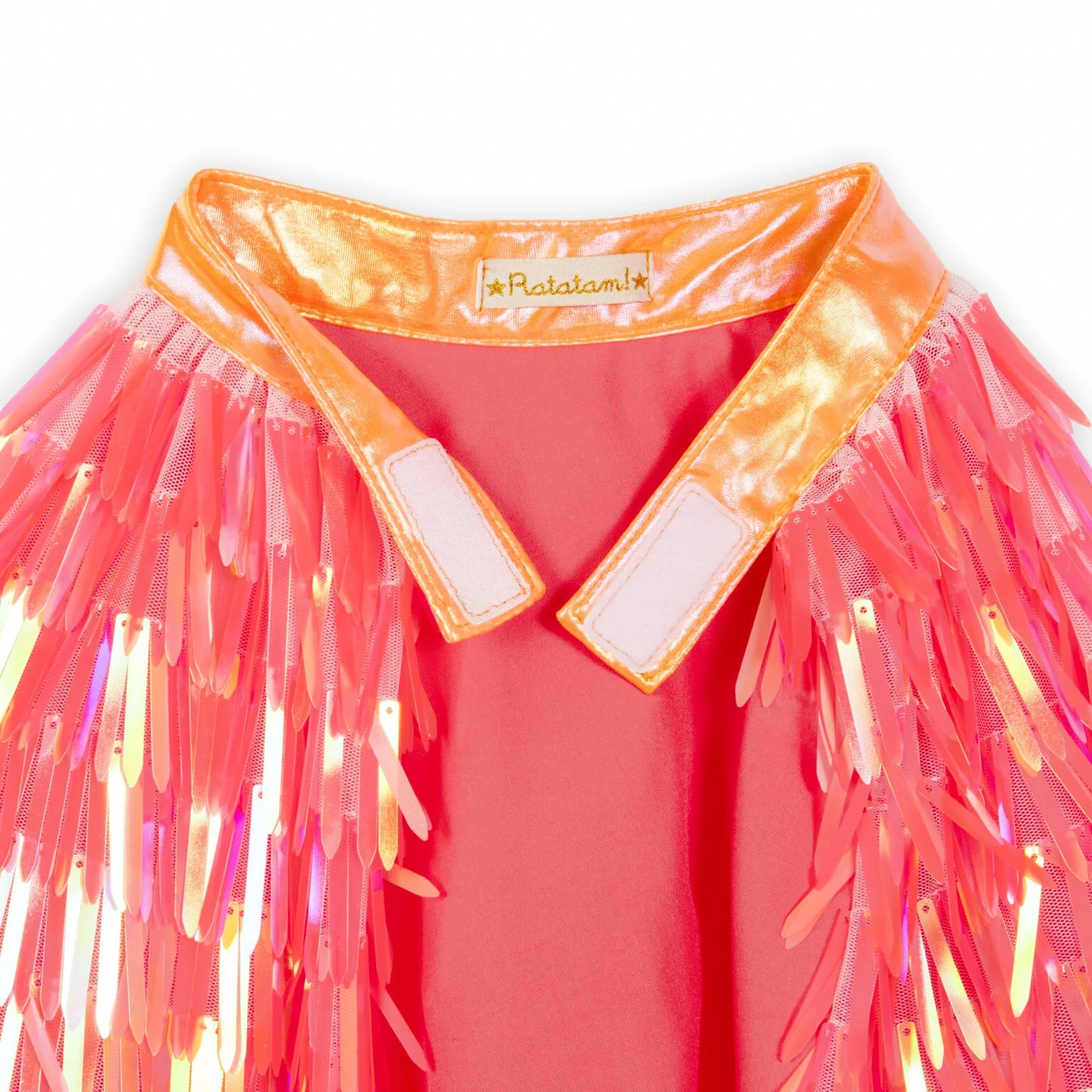 Cape Holographique à Franges Corail Ratatam