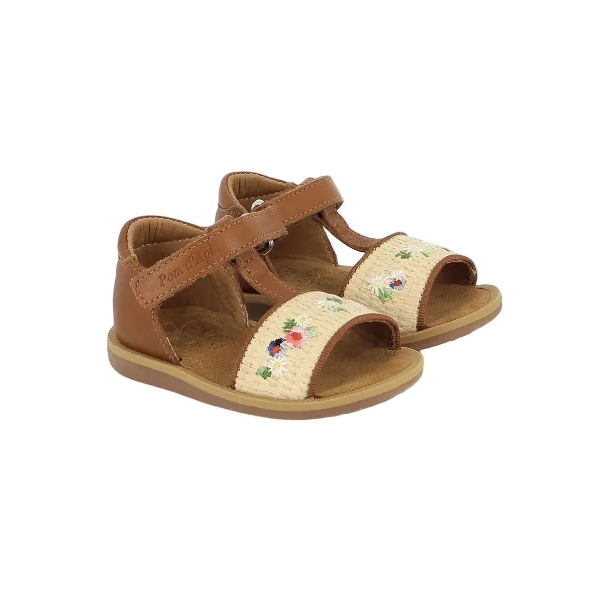 Sandales Poppy Air Natur Crema Pom D’Api Pom d’Api