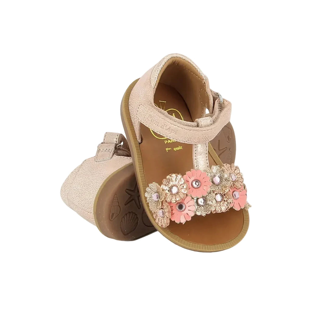 Sandales Poppy Strass Flower Pom D’Api Pom d’Api