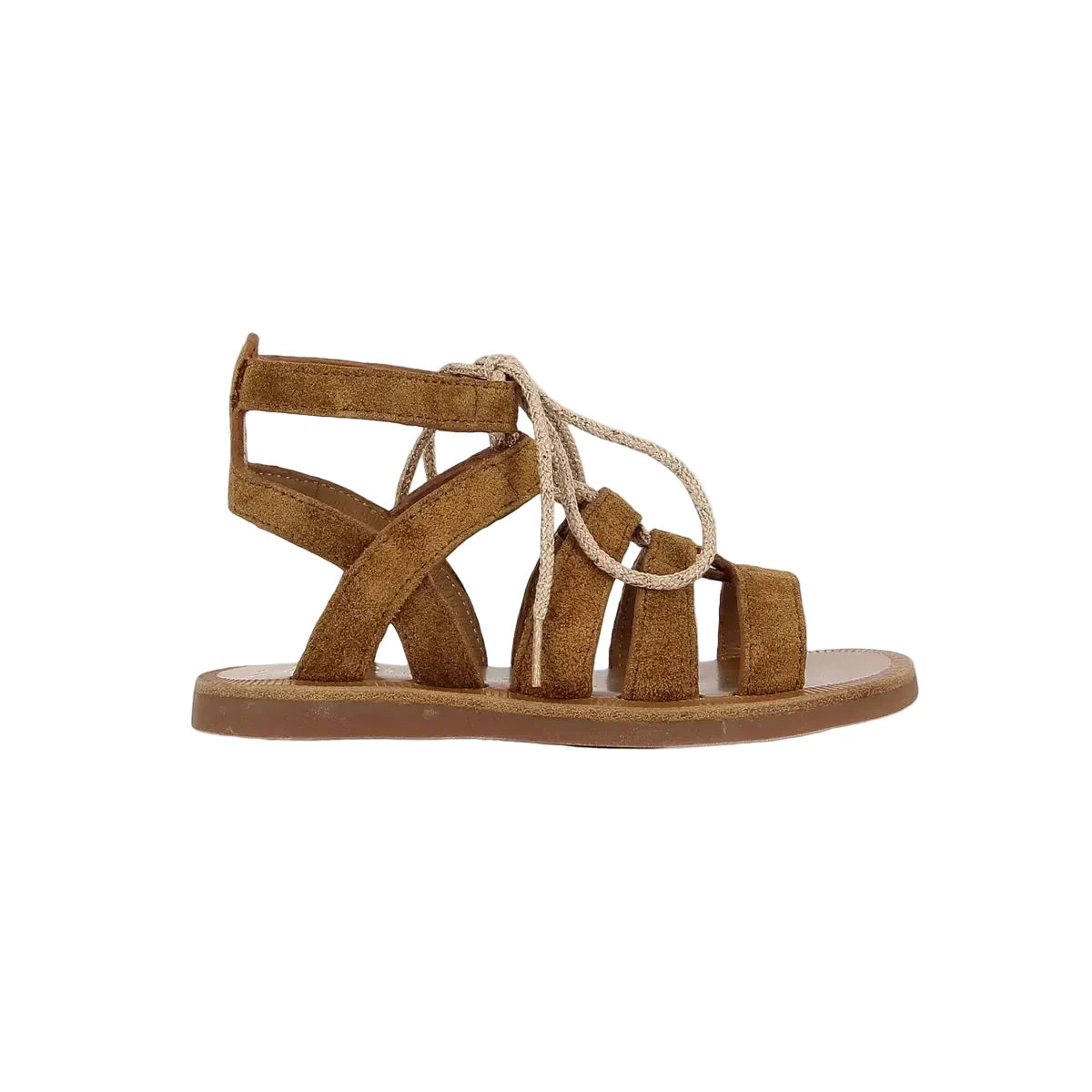 Sandales Plagette Gully Strap Pom D’Api Caramel Pom d’Api