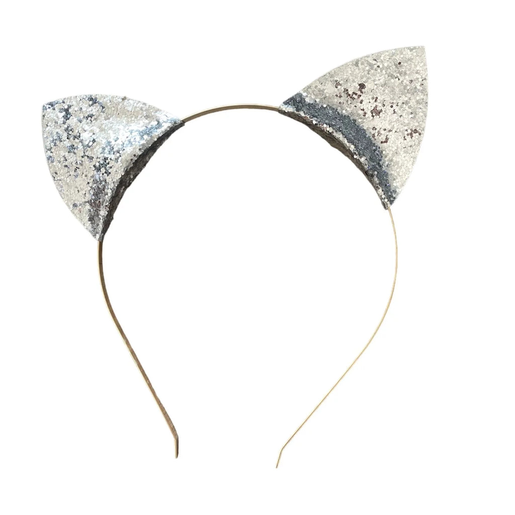 Serre-Tête Oreilles de Chat Argent Ratatam