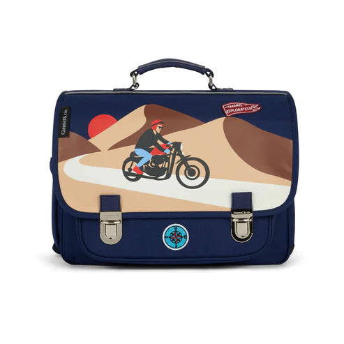 Cartable Moyen Caramel&Cie Rallye Explorer Caramel&Cie