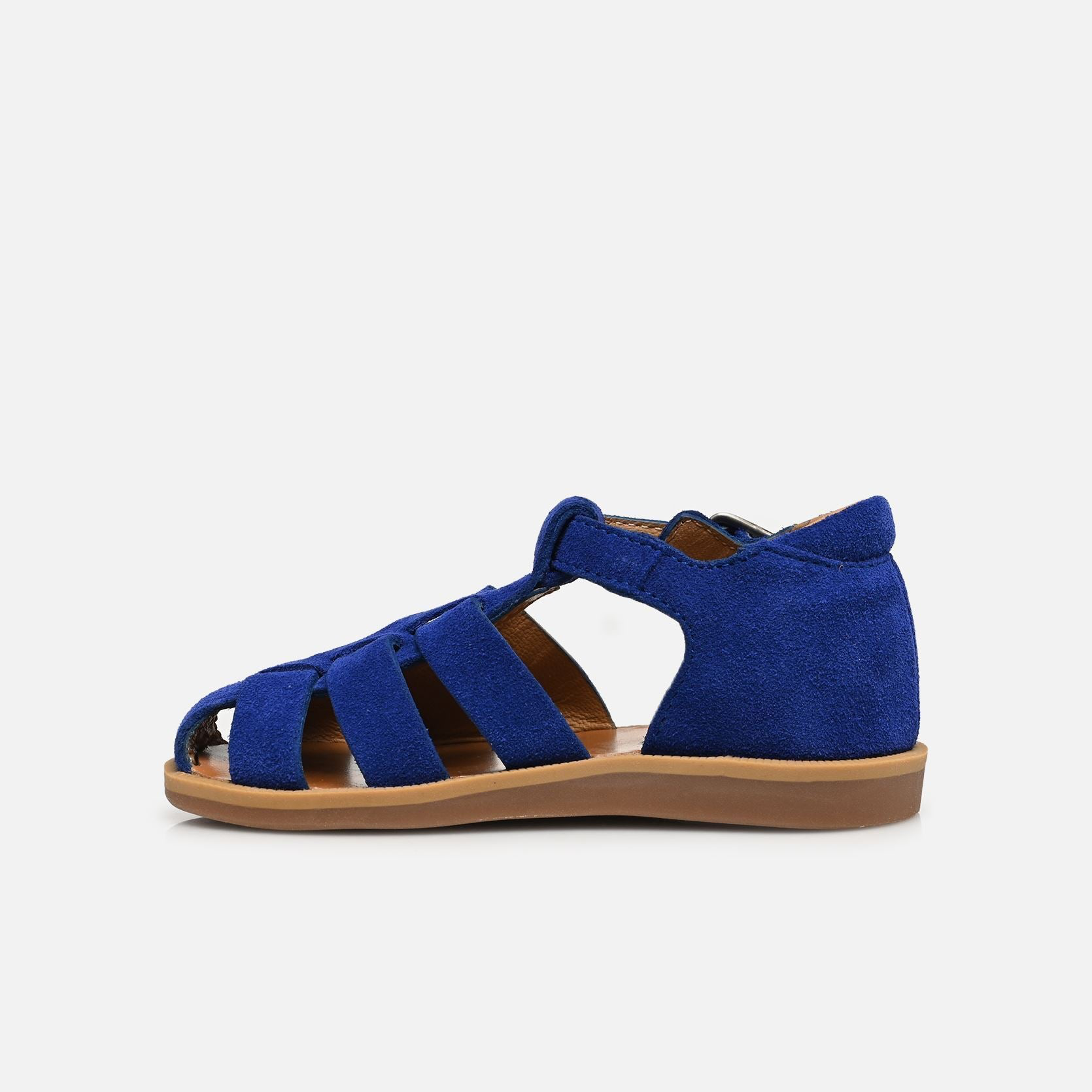 Sandales Poppy Daddy Bleu Électrique Pom D’Api Pom d’Api