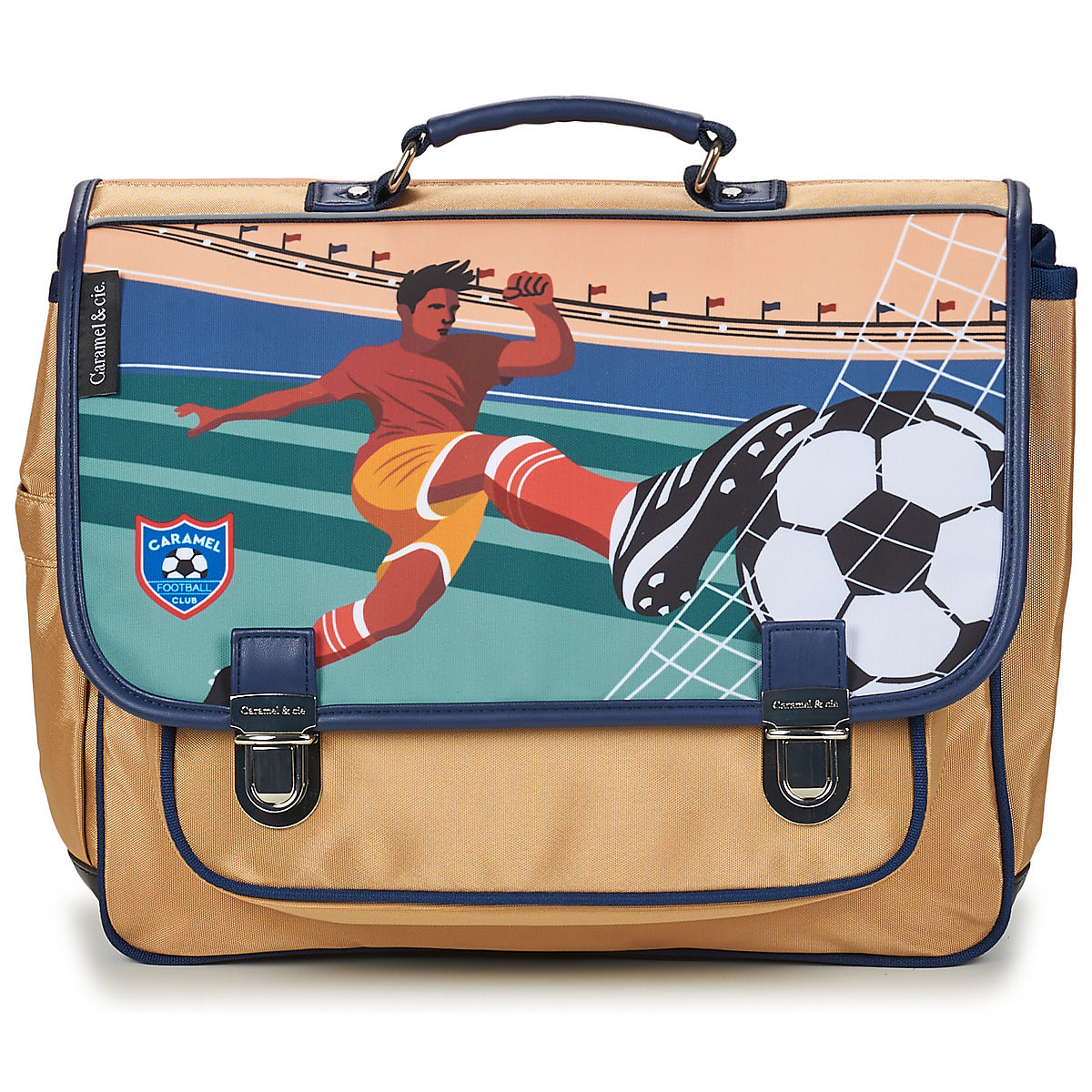 Cartable Moyen Caramel&Cie Football Caramel&Cie