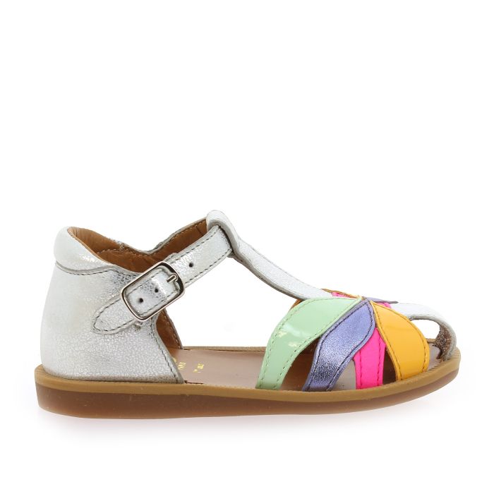 Sandales Poppy Oto Silver Multi Pom D’Api Pom d’Api