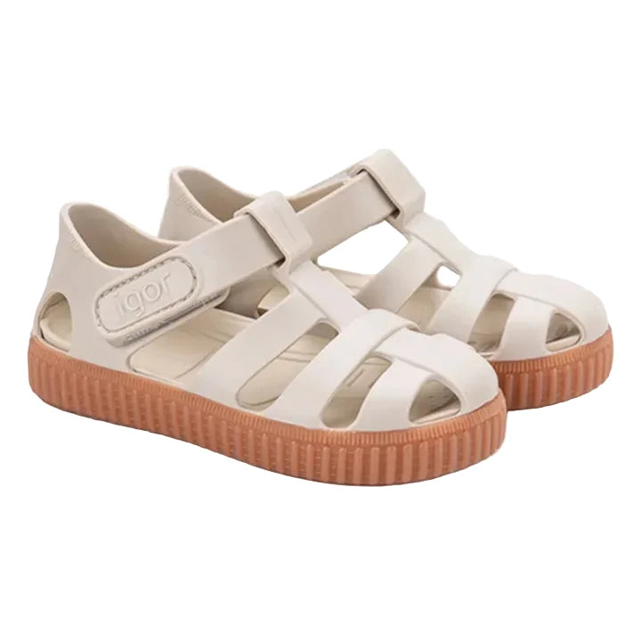 Chaussures de plage Igor Ivoire Gomme Igor