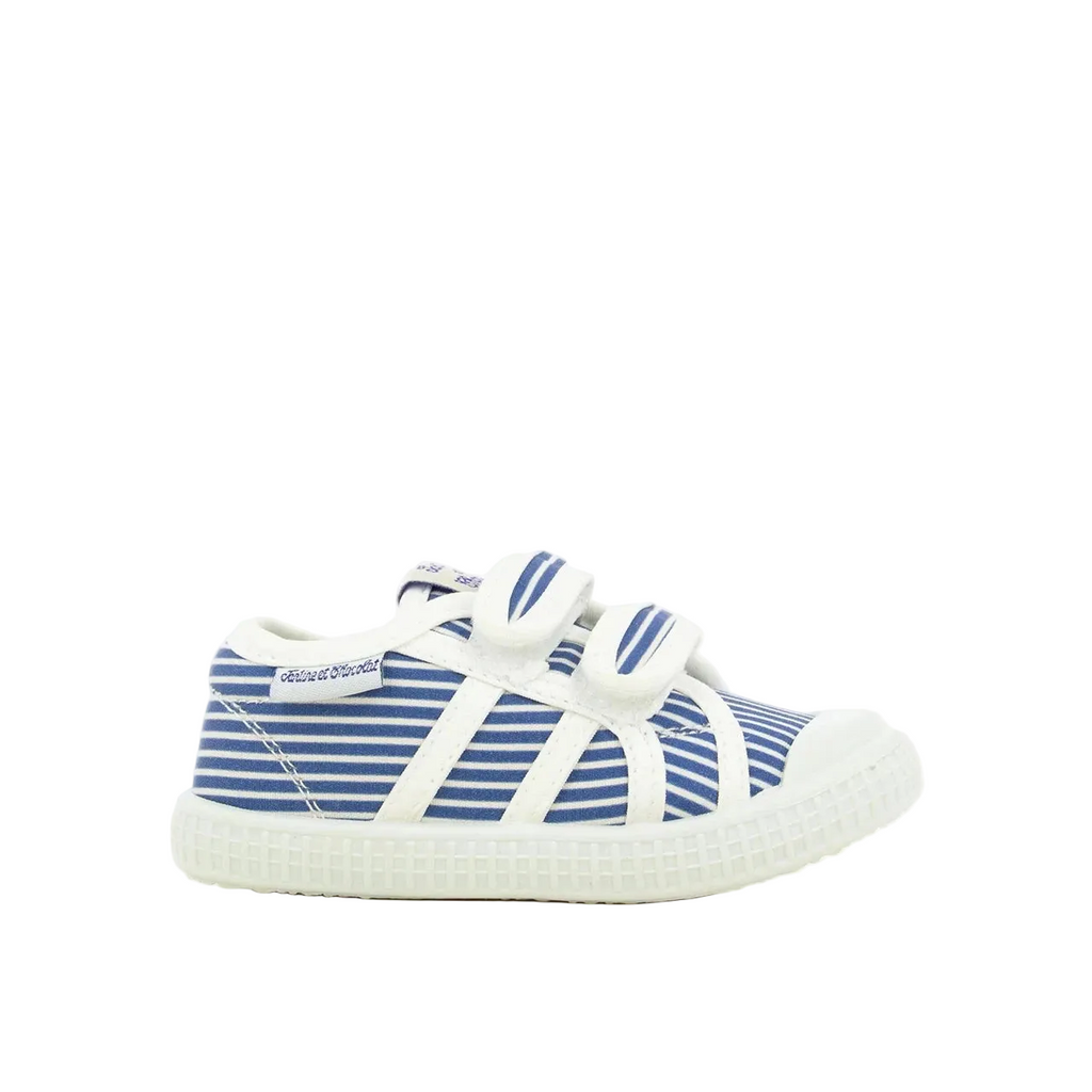 Baskets Toile Stripes Blue Tartine & Chocolat Tartine et Chocolat
