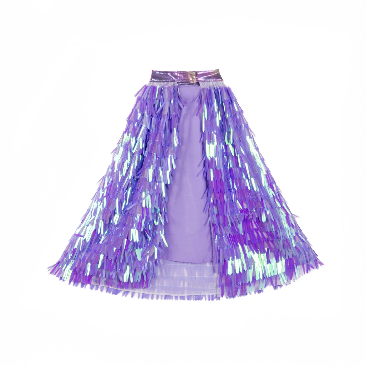 Cape Holographique à Franges Violette Ratatam
