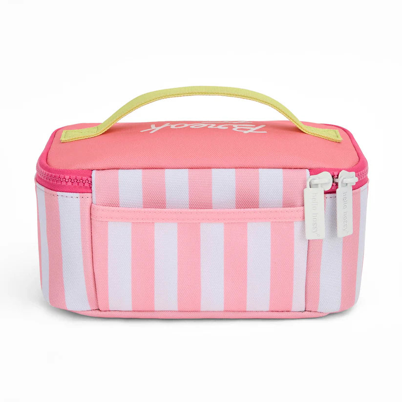 Sac Repas Pink Stripes Hello Hossy