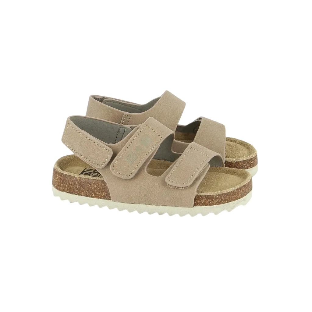 Sandales Mémo Fast Marron Clair Bonton Bonton