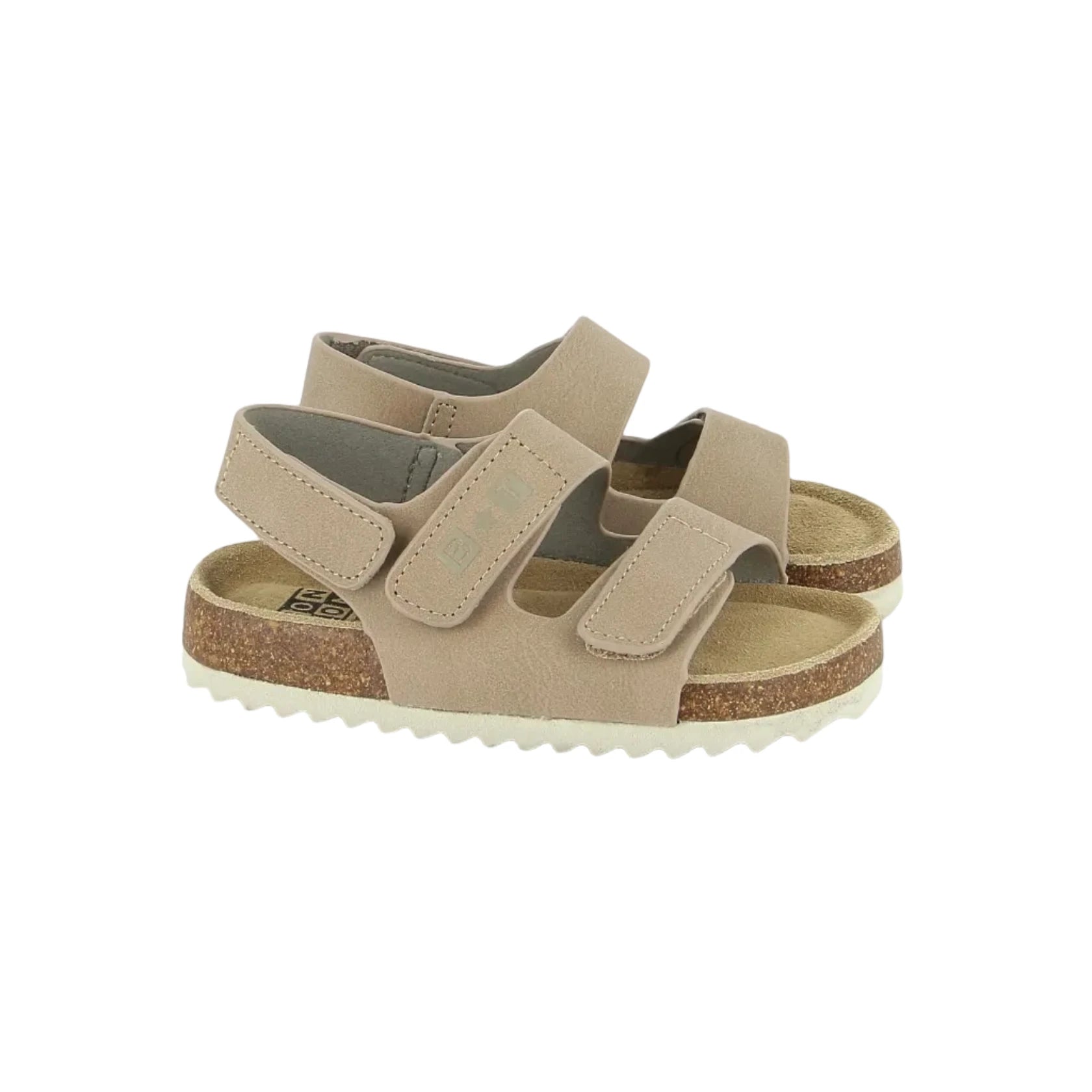 Sandales Mémo Fast Marron Clair Bonton Bonton