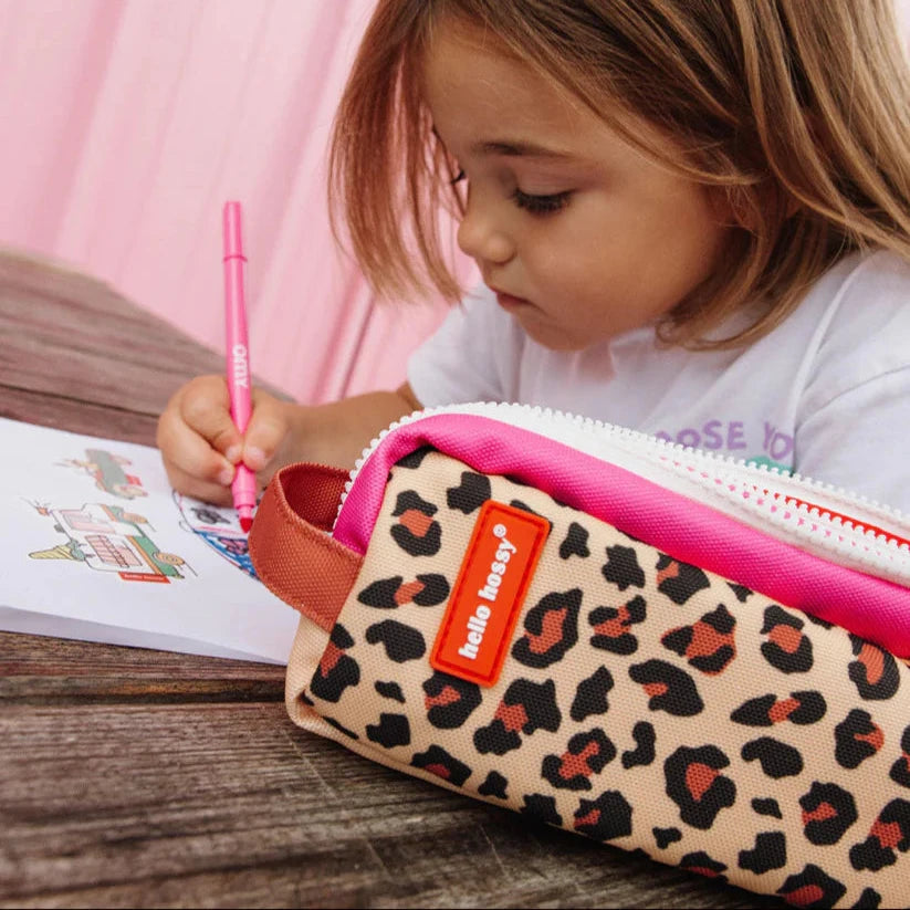 Trousse Scolaire Léopard #7 Hello Hossy