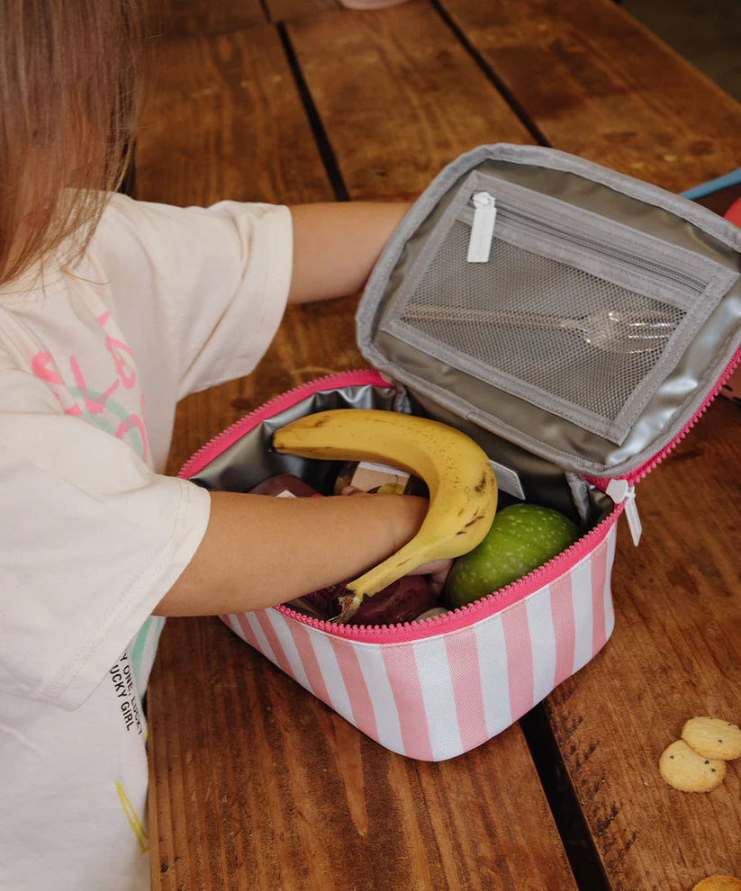 Sac Repas Pink Stripes Hello Hossy