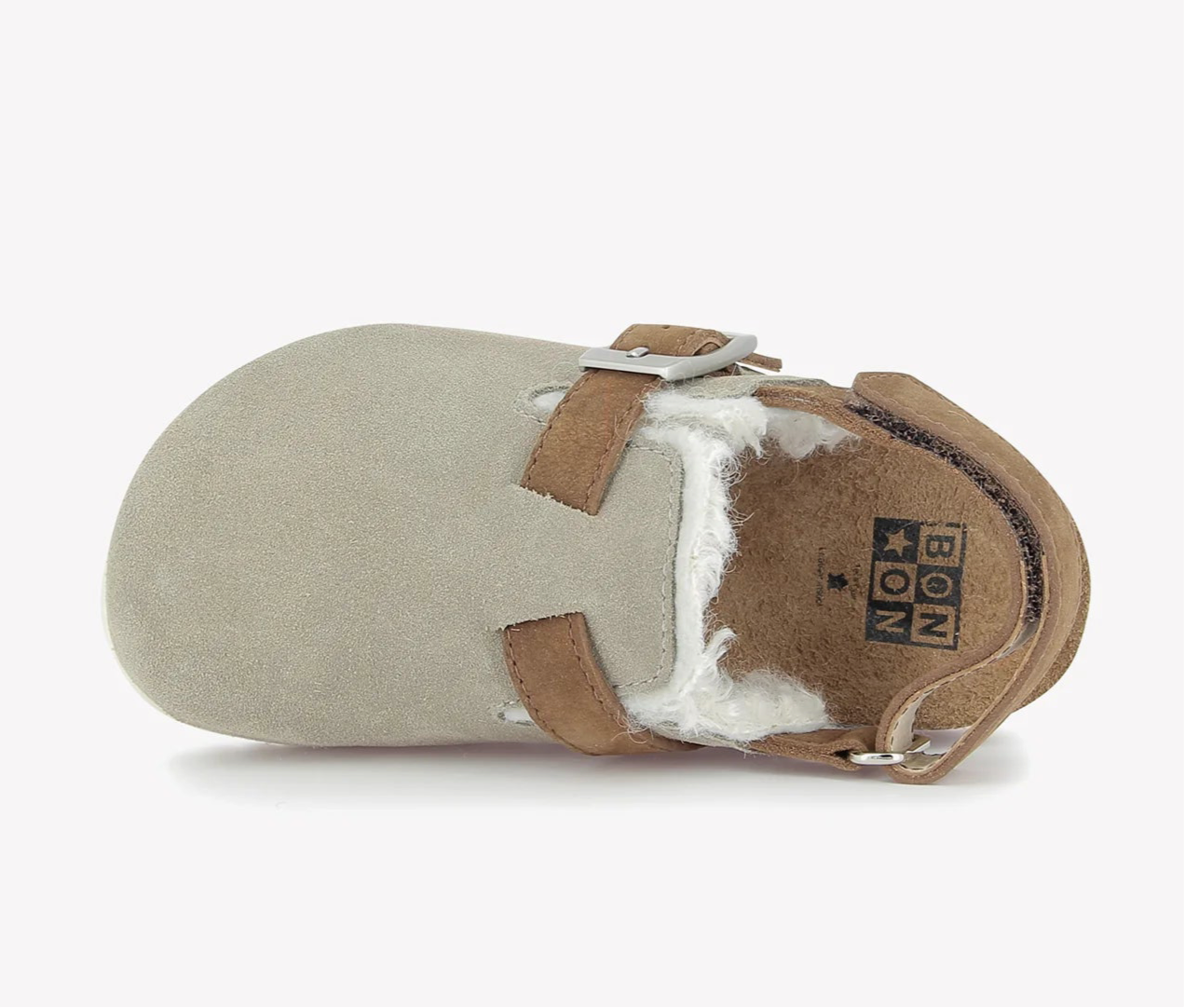 Sabot Fourré Luv Gris Bonton Bonton