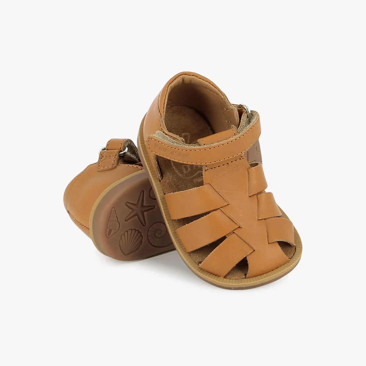 Sandales Poppy Air Pur Dad Light Camel Pom D’Api Pom d’Api