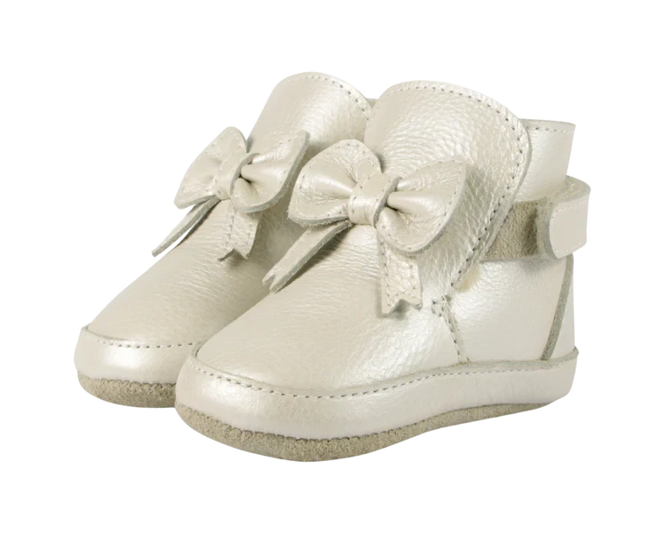 Cubow Booties White Metallic Donsje