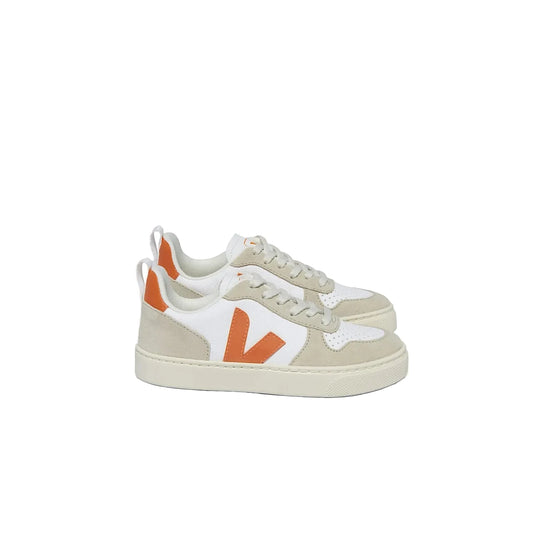 Veja V-10 Laces Extra White Fury Almond VEJA