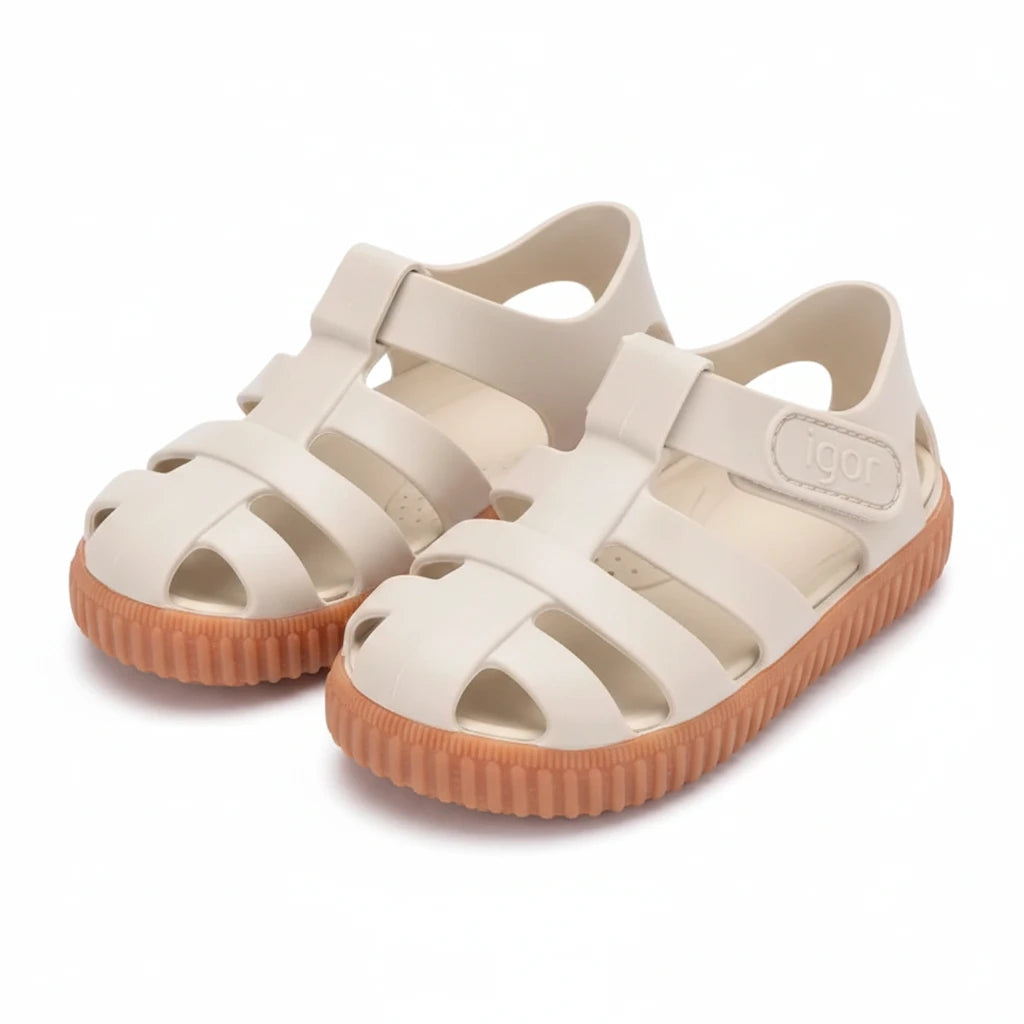 Chaussures de plage Igor Ivoire Gomme Igor