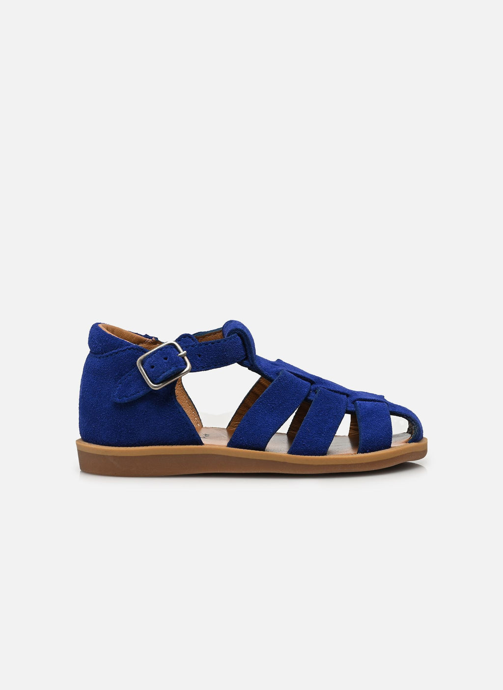 Sandales Poppy Daddy Bleu Électrique Pom D’Api Pom d’Api