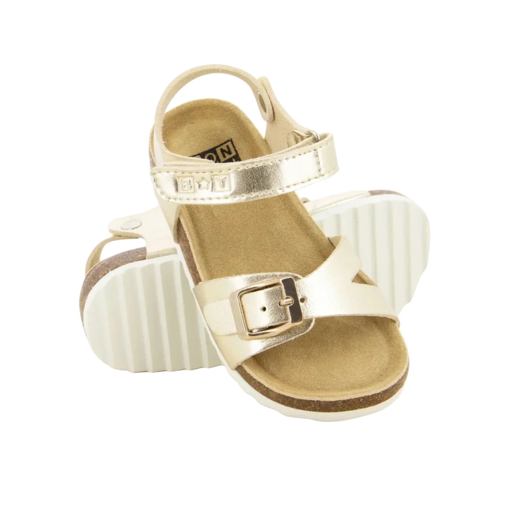 Sandales Mémo Fast Platine Bonton Bonton