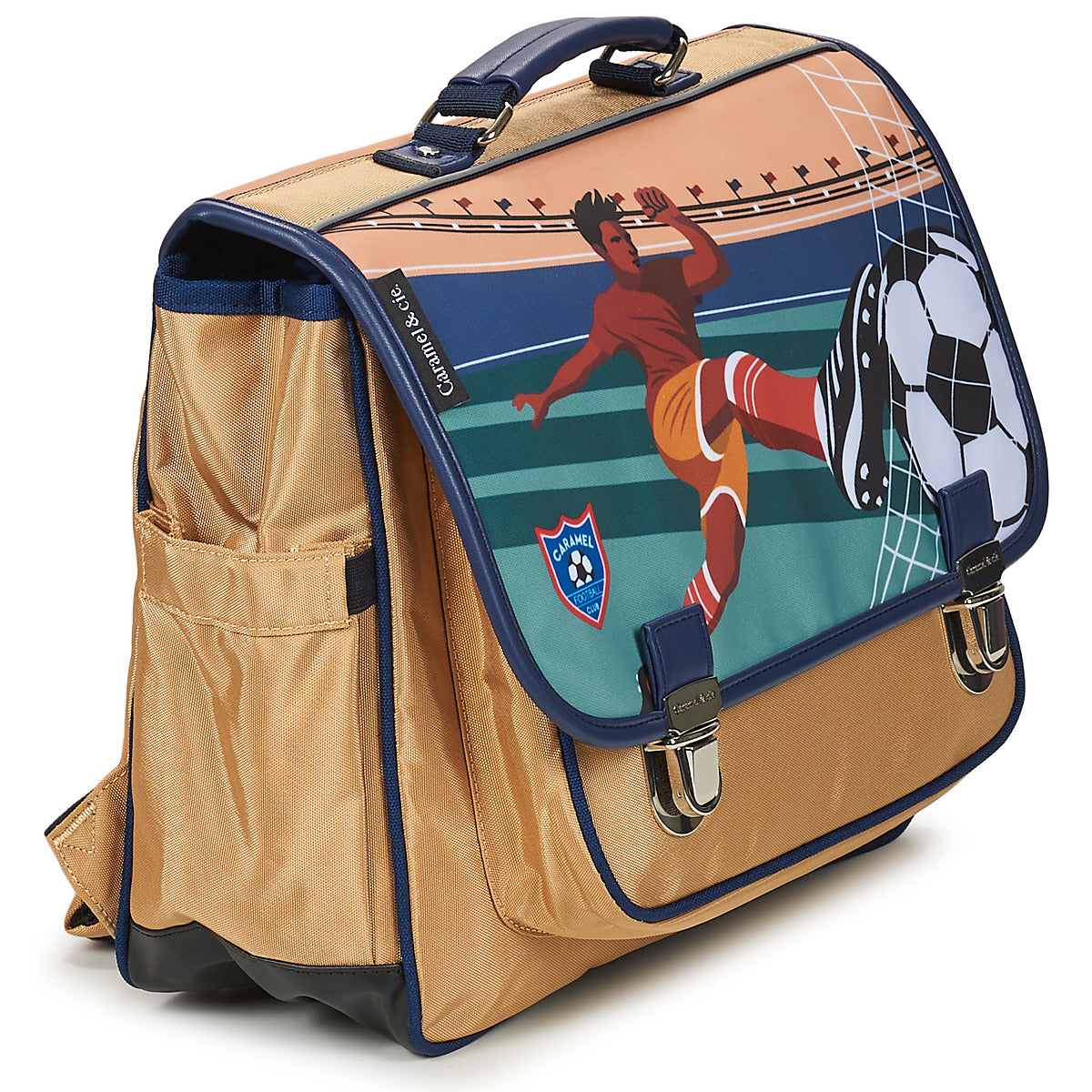 Cartable Moyen Caramel&Cie Football Caramel&Cie