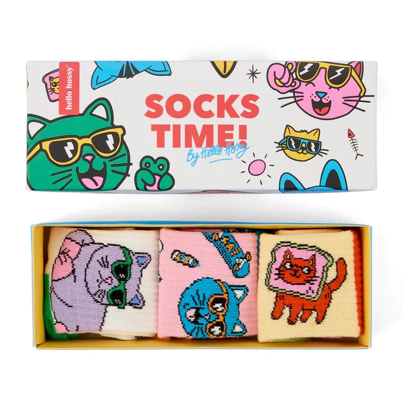 Pack de Chaussettes Cats Hello Hossy
