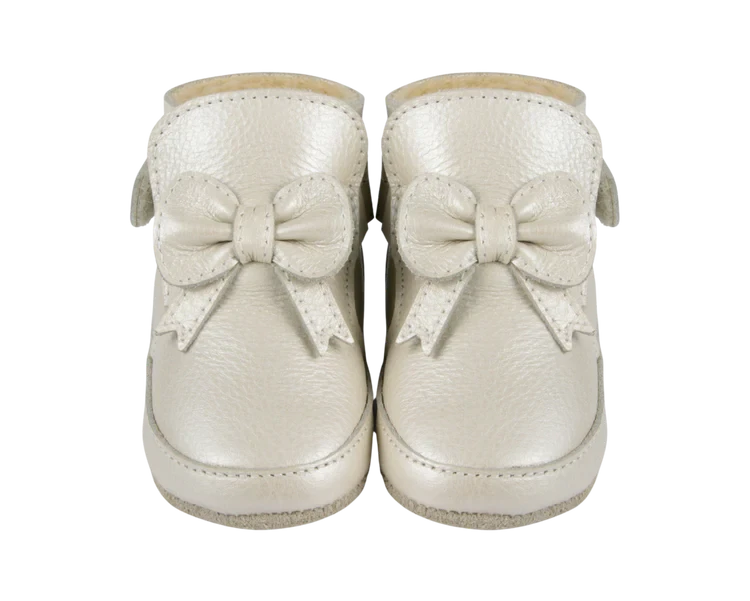 Cubow Booties White Metallic Donsje
