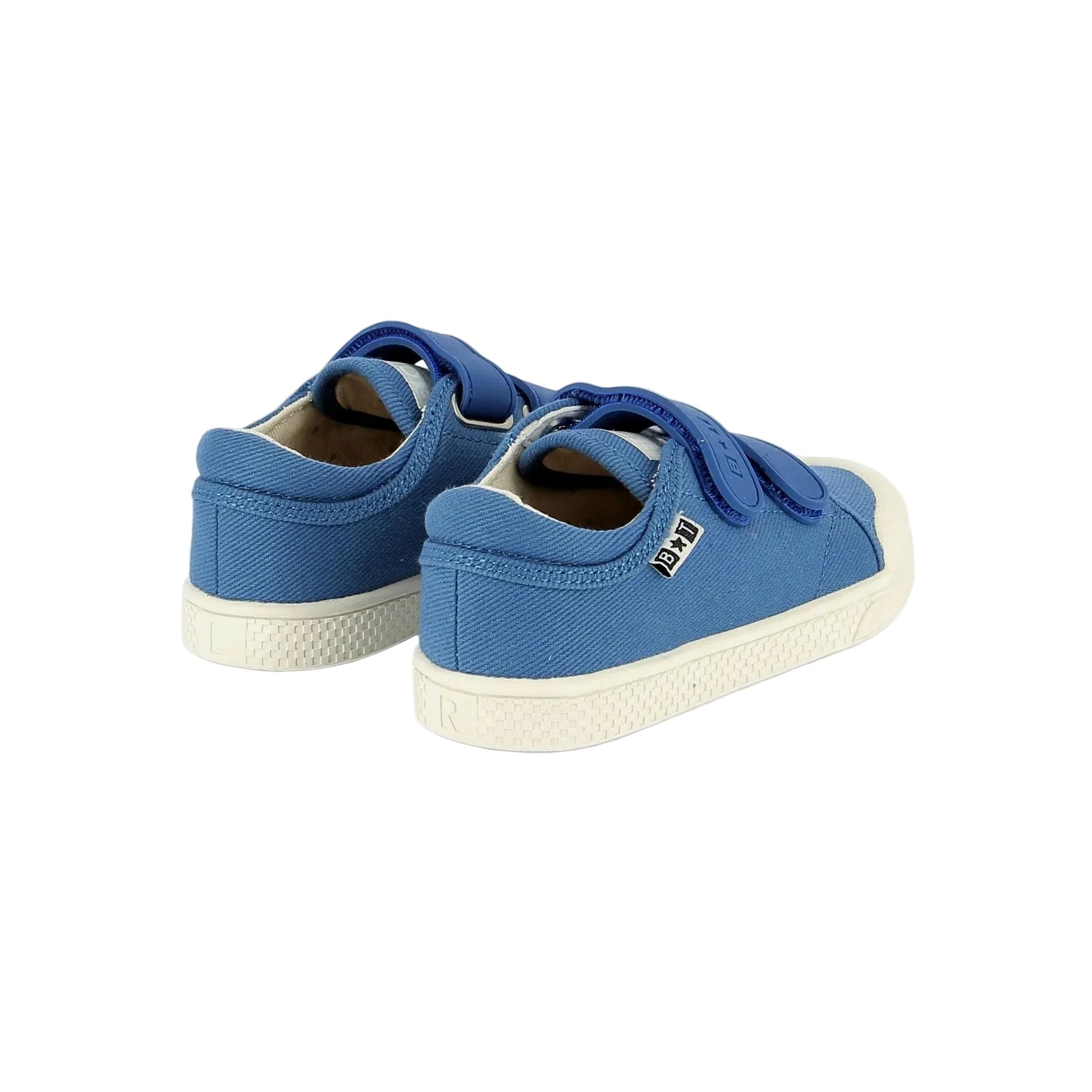 Baskets Izy Scratch Vintage Blue Bonton Bonton