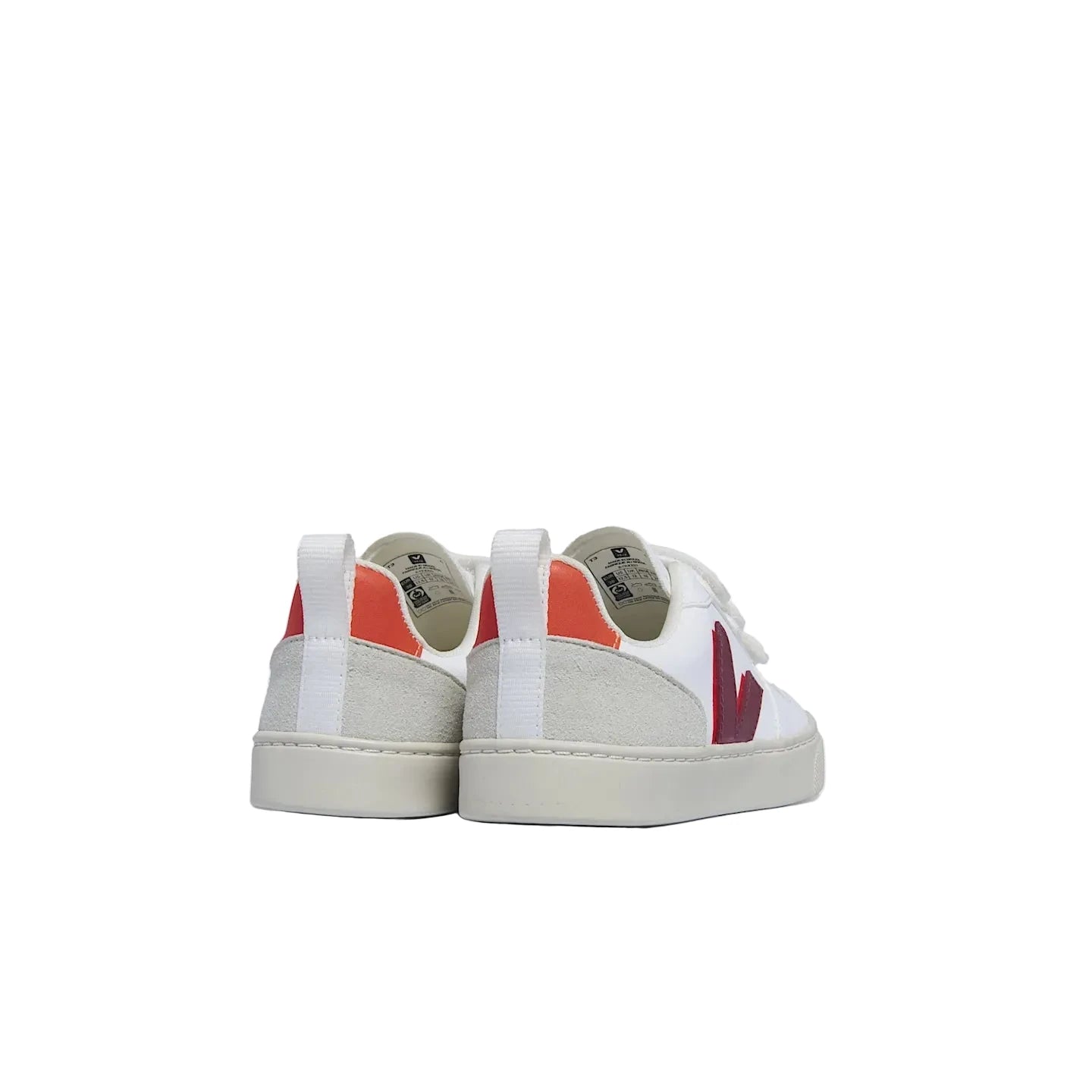Veja V-10 White Marsala Orange Fluo VEJA