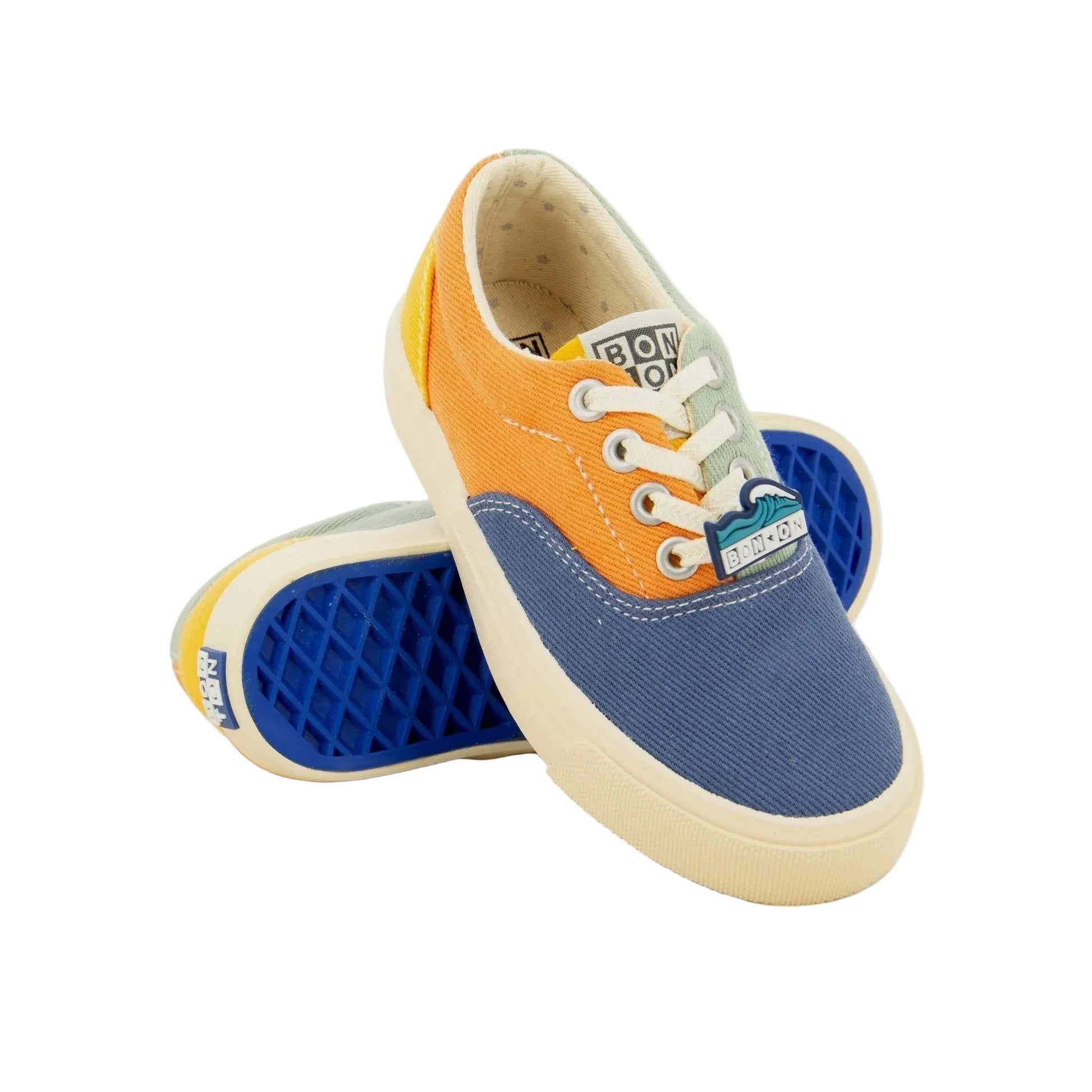 Baskets Skate Elast Strong Canvas Multico Blue Bonton Bonton