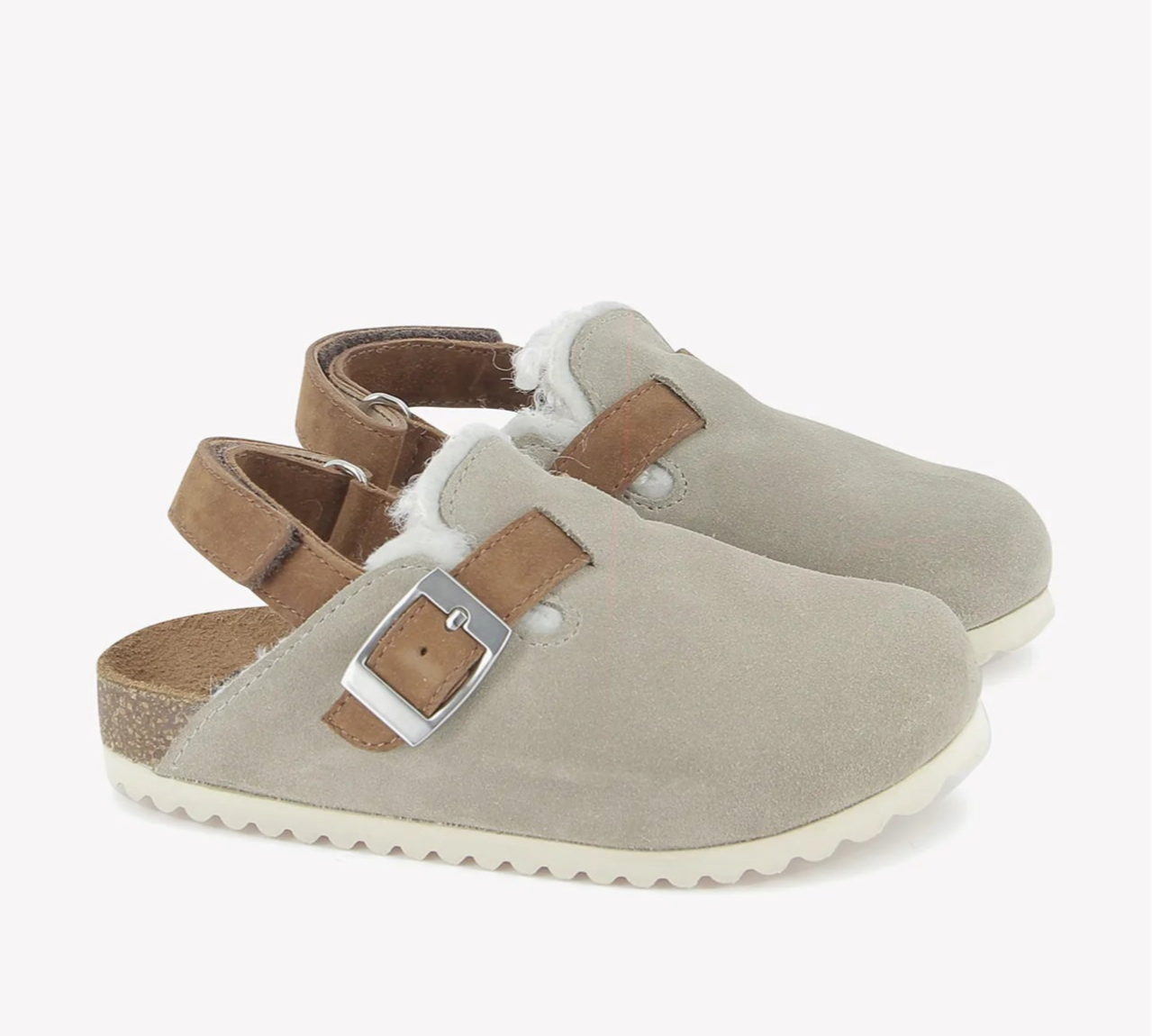 Sabot Fourré Luv Gris Bonton Bonton