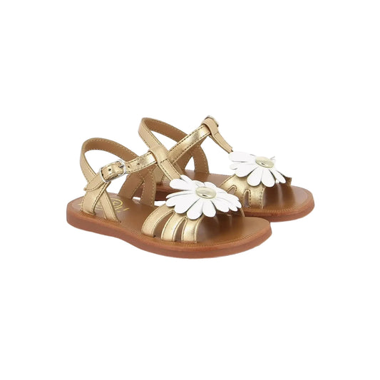 Sandales Plagette Big Flo Pom D’Api Ivory Pom d’Api