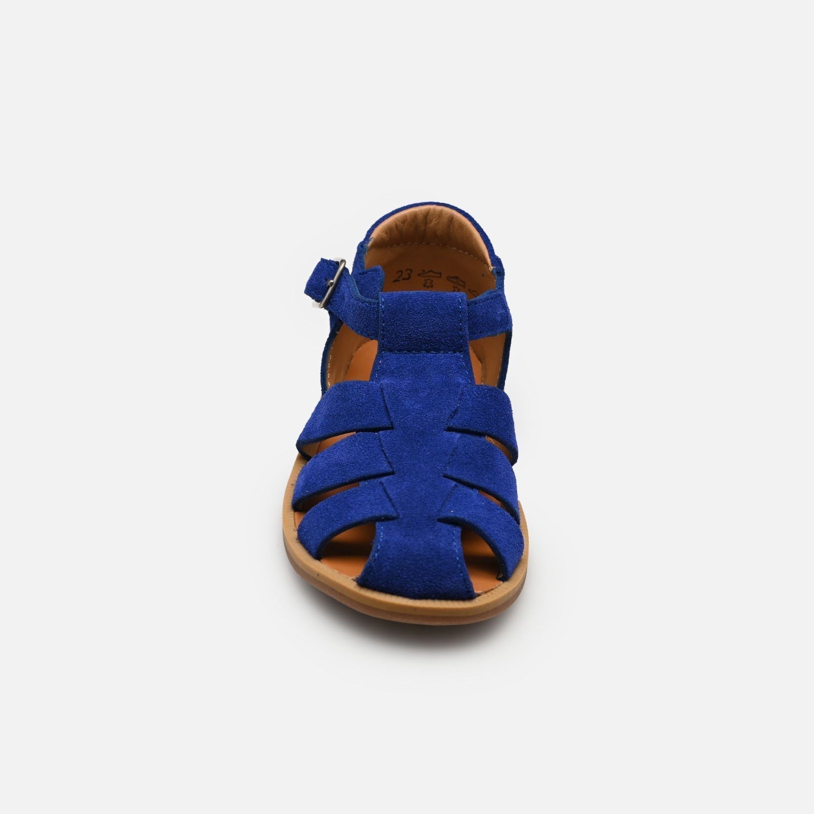 Sandales Poppy Daddy Bleu Électrique Pom D’Api Pom d’Api