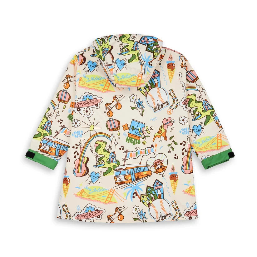 Poncho de Pluie San Francisco Hello Hossy
