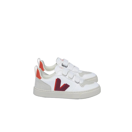 Veja V-10 White Marsala Orange Fluo VEJA