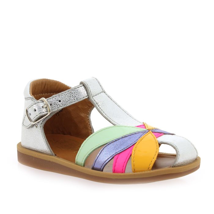 Sandales Poppy Oto Silver Multi Pom D’Api Pom d’Api