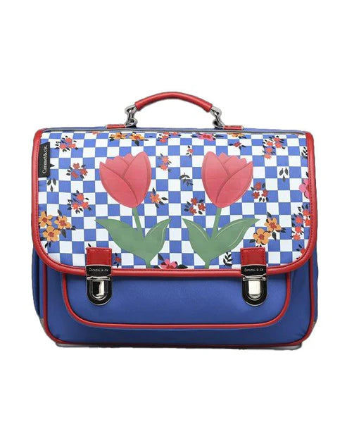 Cartable Moyen Caramel&Cie Tulipe Sisters Caramel&Cie